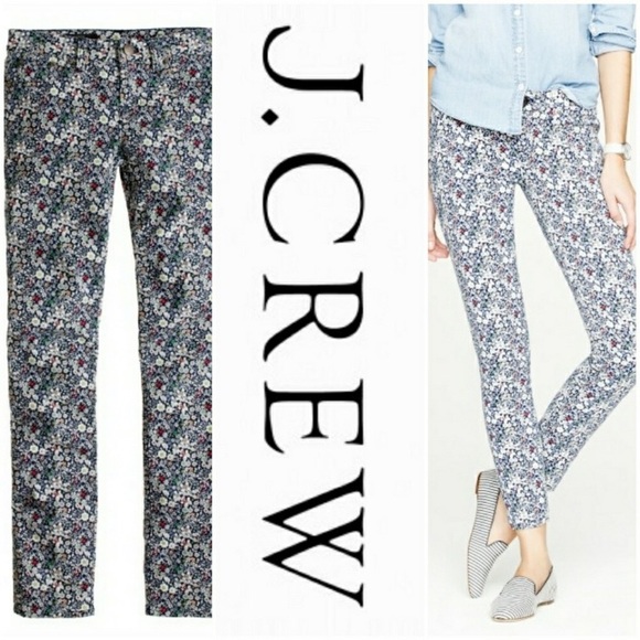 J. Crew Denim - J.Crew Liberty Junes meadow floral toothpick jeans